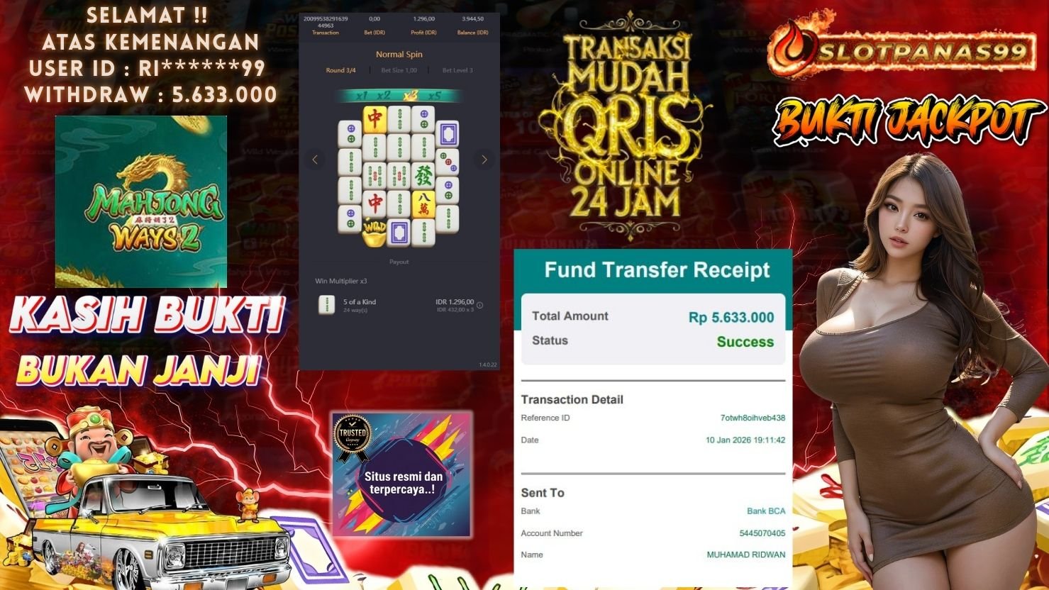 SLOTPANAS99 JACKPOT SLOT MAHJONG WAYS 2